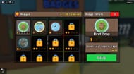 Lista de emblemas no jogo (imagem via Roblox)