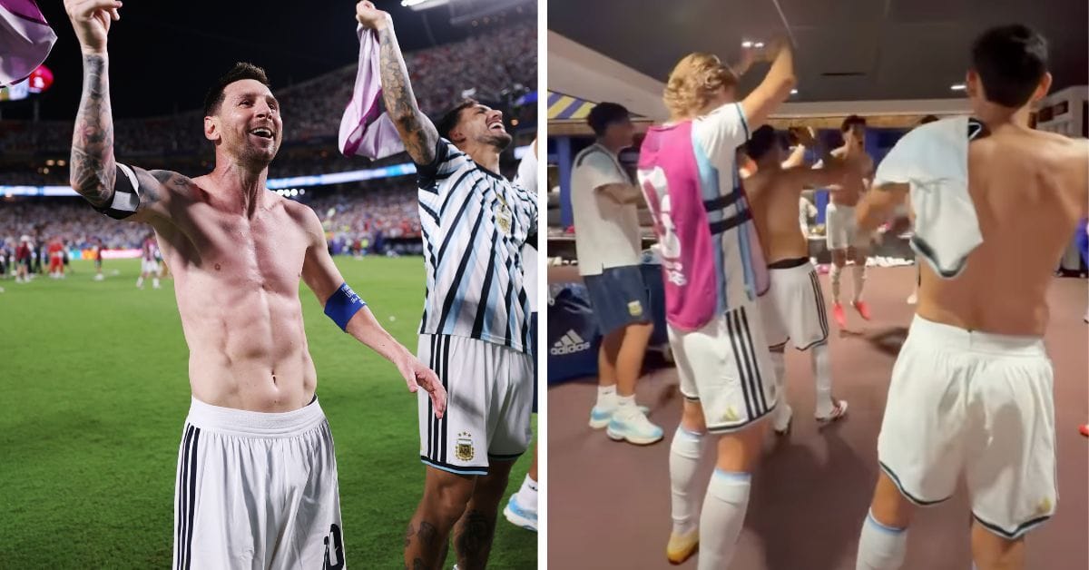 “Now we want to be champions again” - Argentina stars celebrate inside dressing room as they hype up Lionel Messi’s last dance at FIFA World Cup