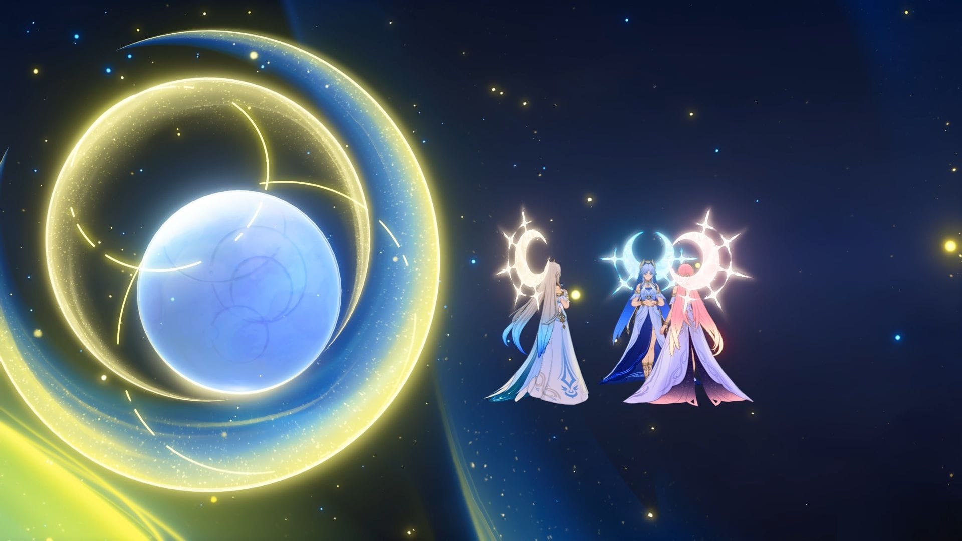 All three Moon Sisters locations in Genshin Impact 6.7 (Luna VIII update)