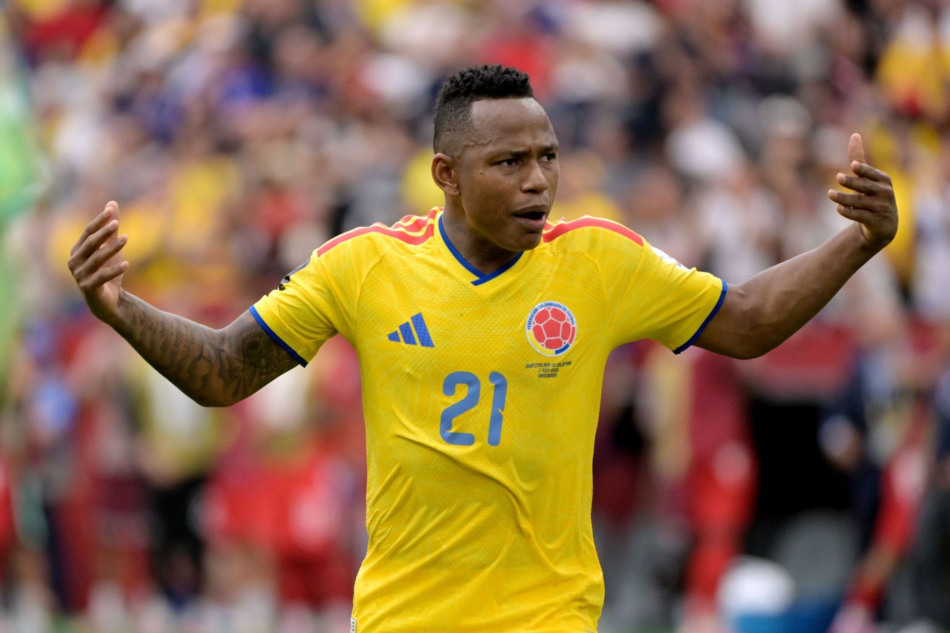 Colombian star Jáminton Campaz goes into hiding after receiving death threats for costly FIFA World Cup miss