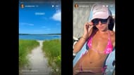Capturas de tela das histórias do Instagram de Anna Gardner (imagens via Instagram.com/@anna8gardner IG Stories)