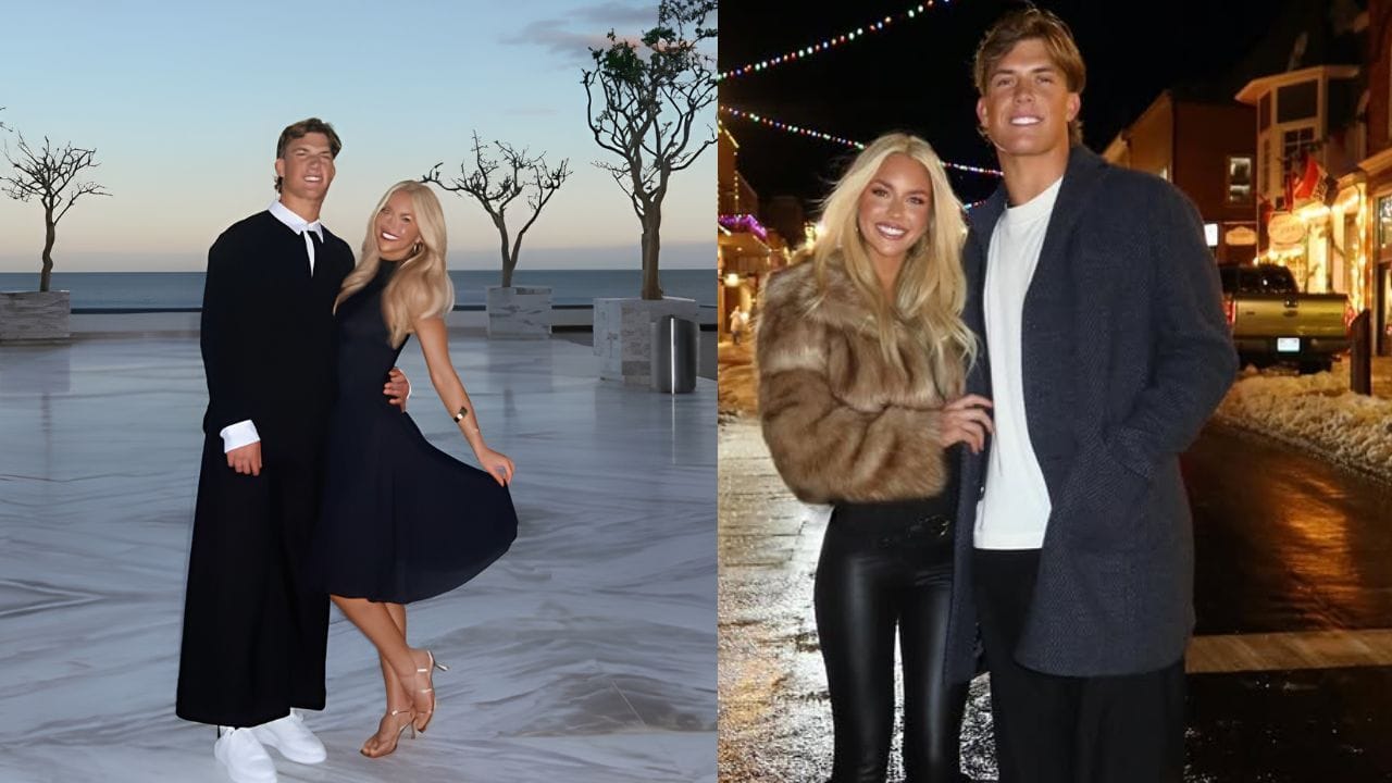 "Sparks were flying": Jaxson Dart's GF Marissa Ayers poses in royal