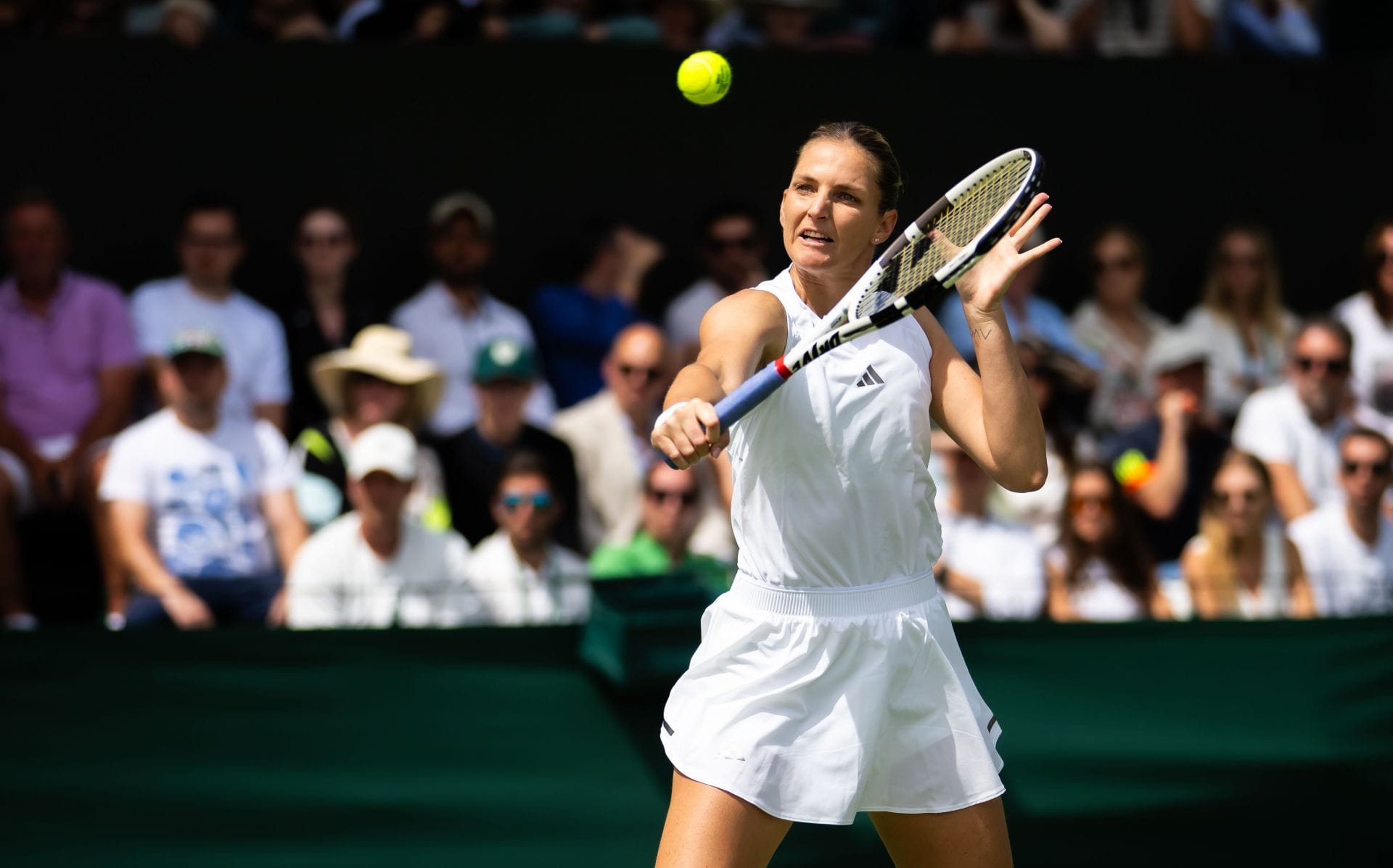 Karolina Pliskova em Wimbledon 2026. (Fonte: Getty)