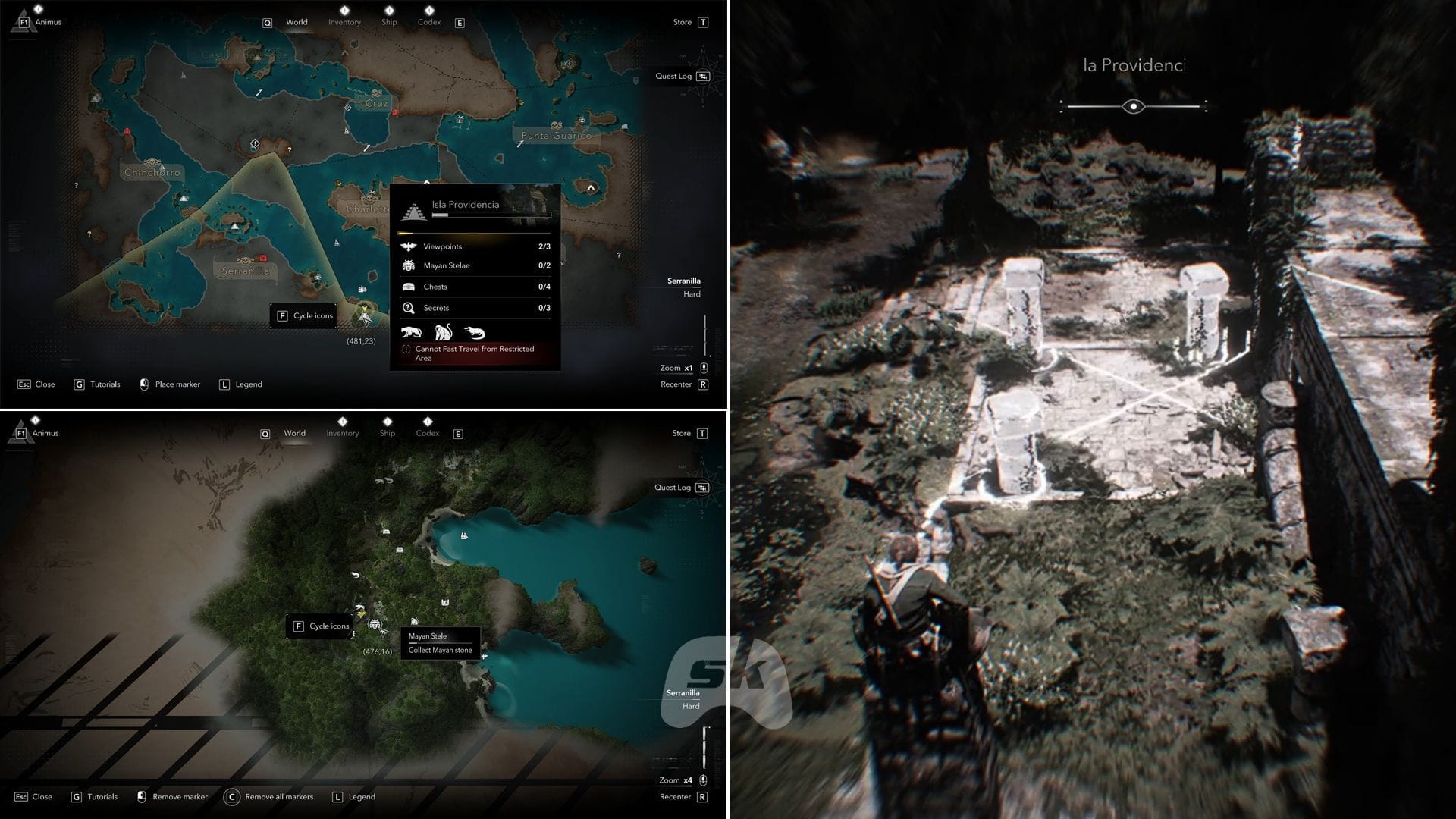 Second Isla Providencia Mayan stelae solution (Image via Sportskeeda Gaming || Ubisoft)