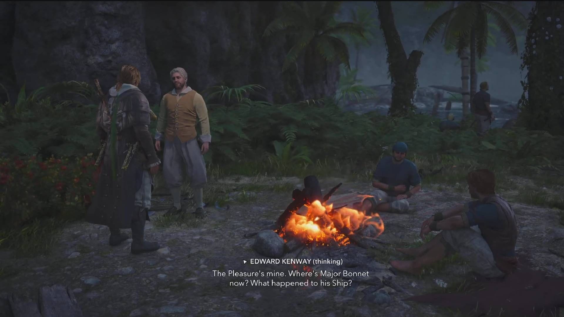 Talk to Stede's Crew to know what happened (Image via Ubisoft || YouTube@postmodeorg)