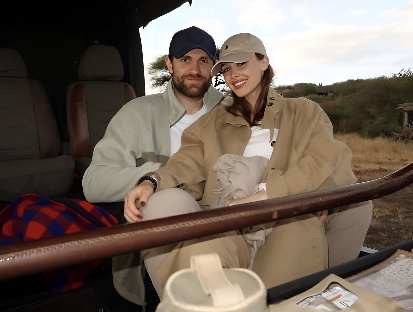Oilers' Leon Draisaitl & his wife Celeste savor breathtaking views during luxurious Kenya safari experience in offseason