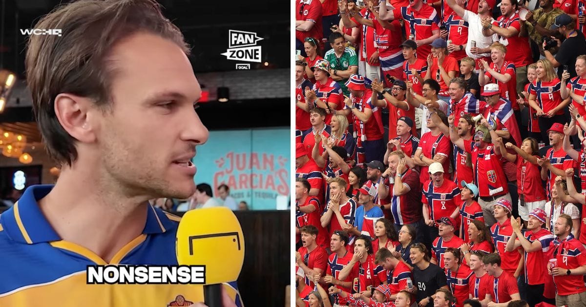 "We don't do nonsense like that" - Sweden supporter slams Norway fans' Viking row celebration at FIFA World Cup