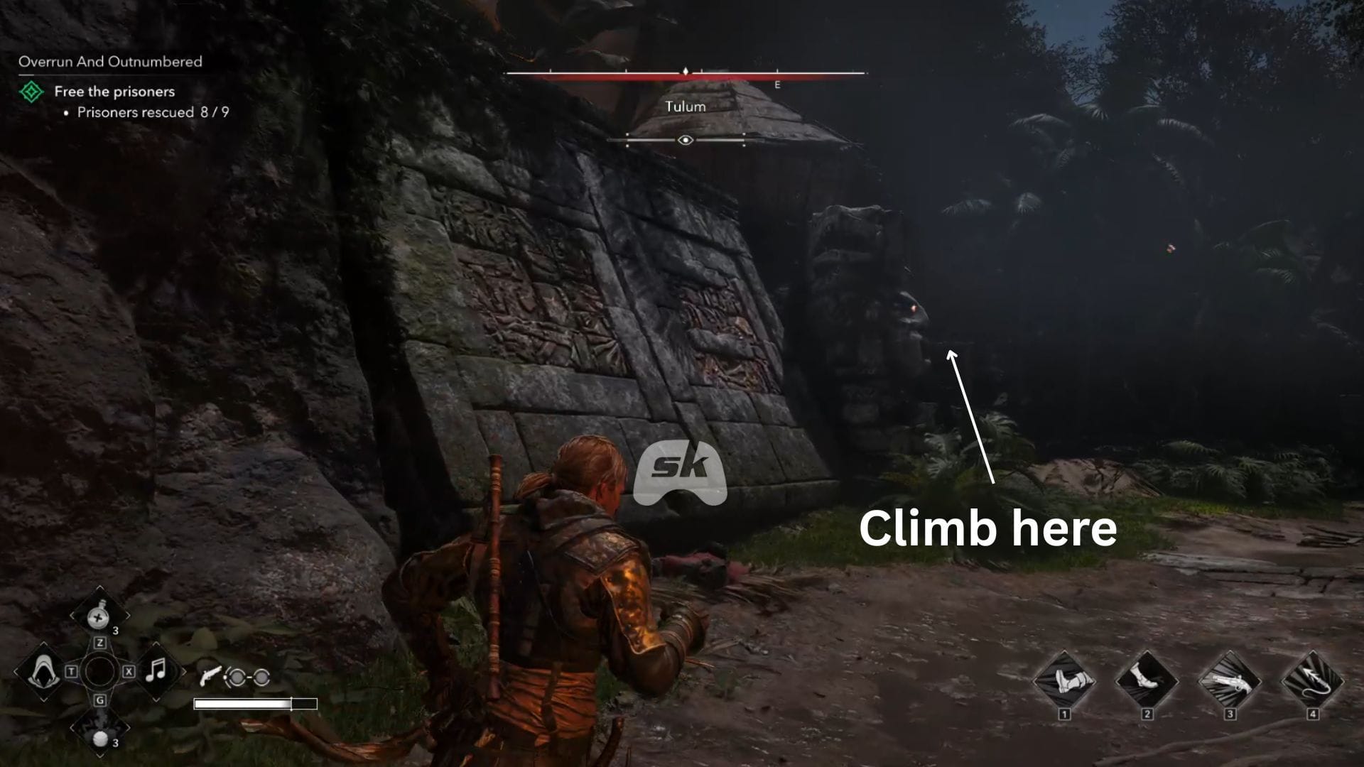 Climb up (Image via Sportskeeda Gaming || Ubisoft)