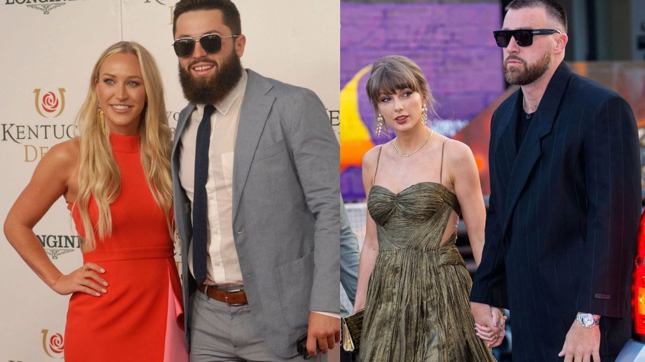 “Frantically pumping before we walked in”: Baker Mayfield’s wife Emily fights for privacy at Taylor Swift-Travis Kelce wedding amid paparazzi chaos