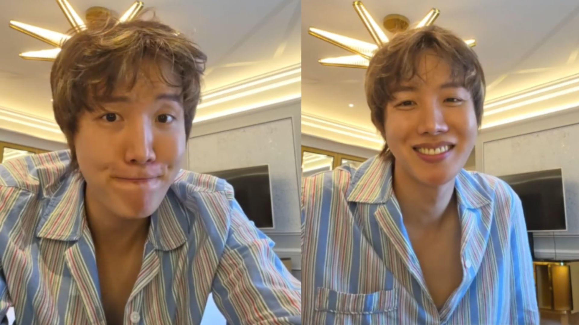 "He definitely knows something" - Fans speculate after j-hope's playful response to BTS FIFA song question on Weverse Live