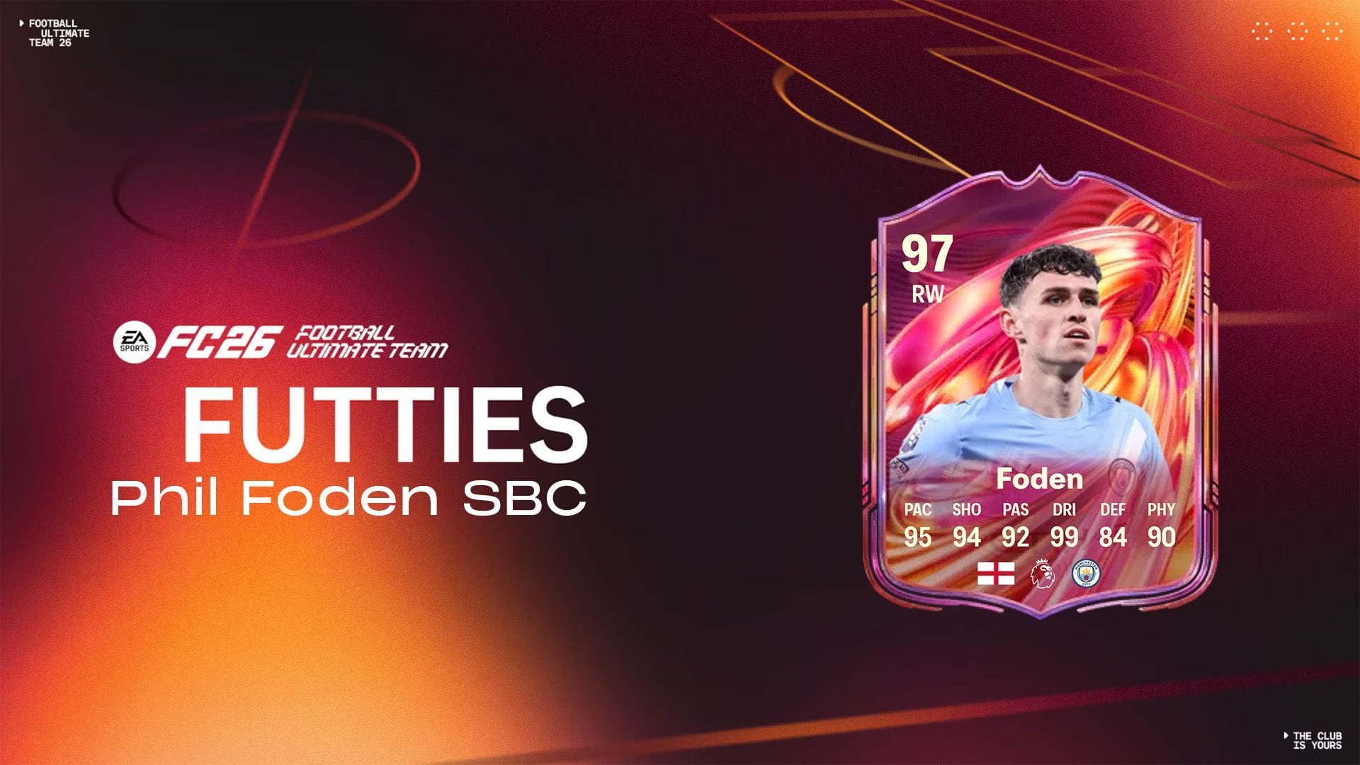 EA FC 26 Phil Foden Futties SBC: The cheapest solution
