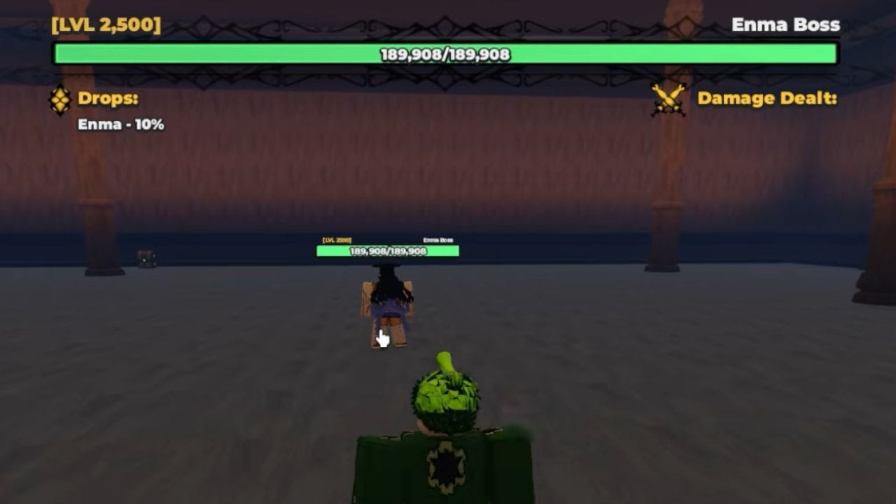 O Chefe Enma (Imagem via Roblox)