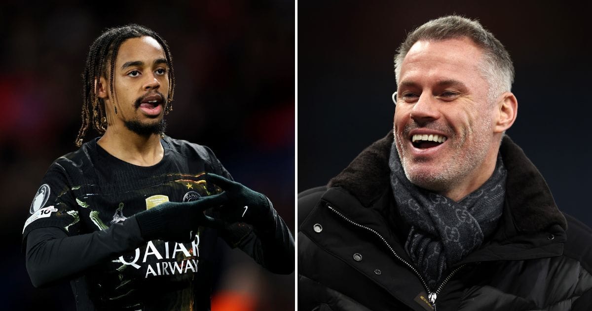 “I’m not sure about that” - Jamie Carragher tells Liverpool why they should not sign Bradley Barcola for £145 million 