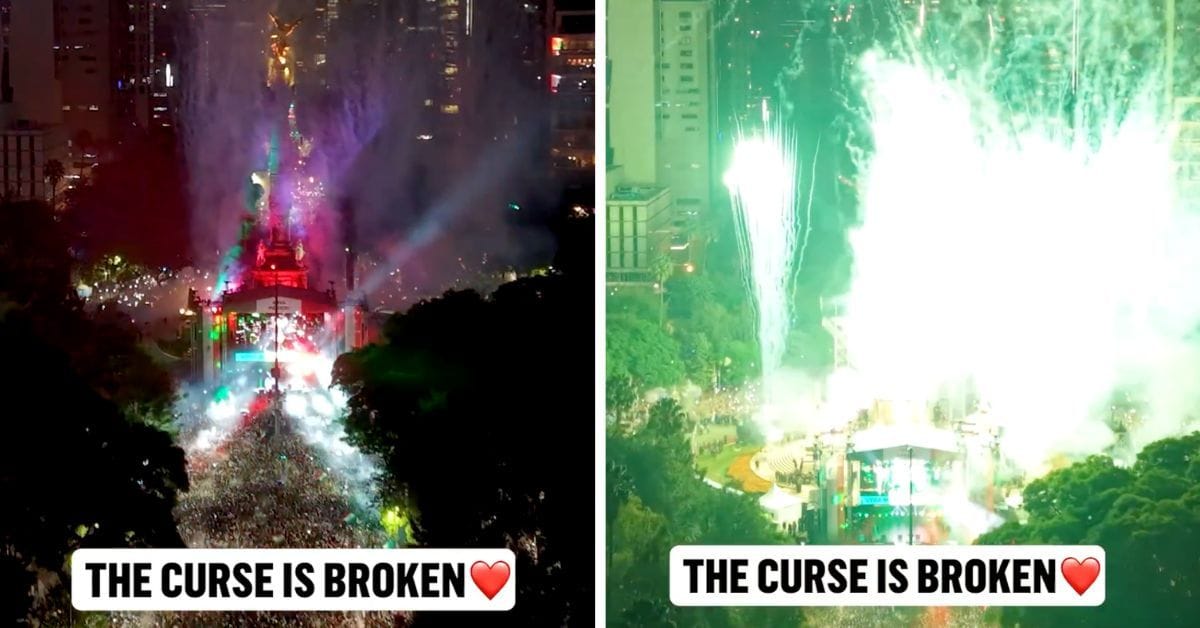 Mexico fans celebrate in style as breathtaking visuals from capital city breaks internet after El Tri win FIFA World Cup round of 32 clash vs Ecuador