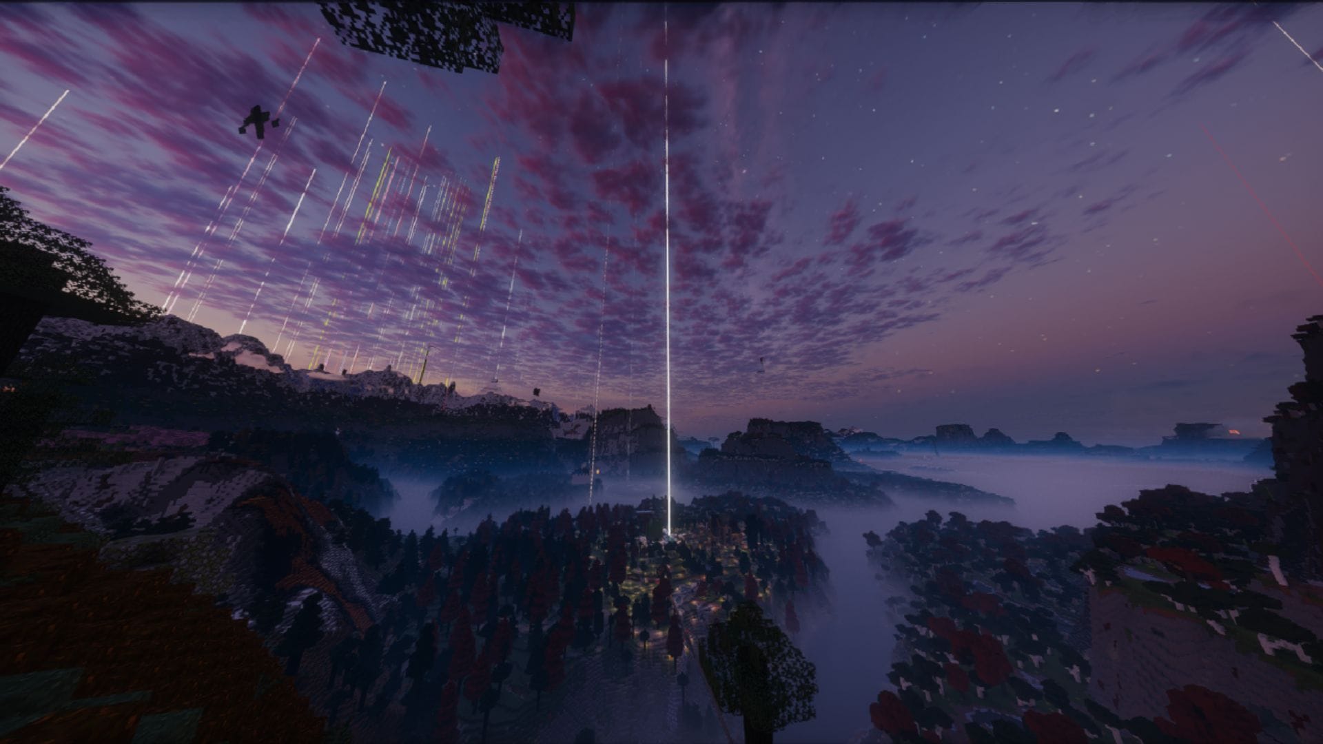 Distant Horizons é um dos mods mais populares para o jogo de blocos (Imagem via Mojang Studios || Modrinth)