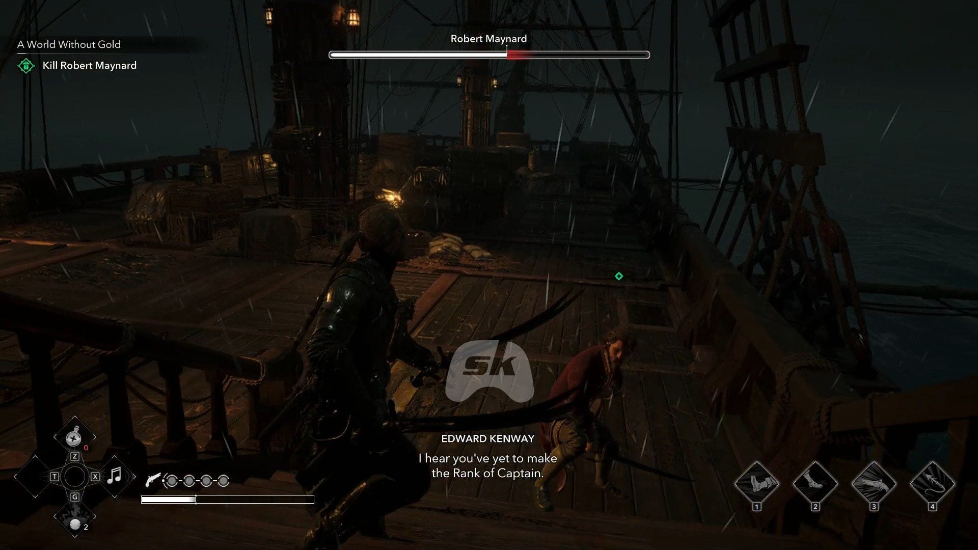 Defeat Robert Maynard (Image via Sportskeeda Gaming || Ubisoft)