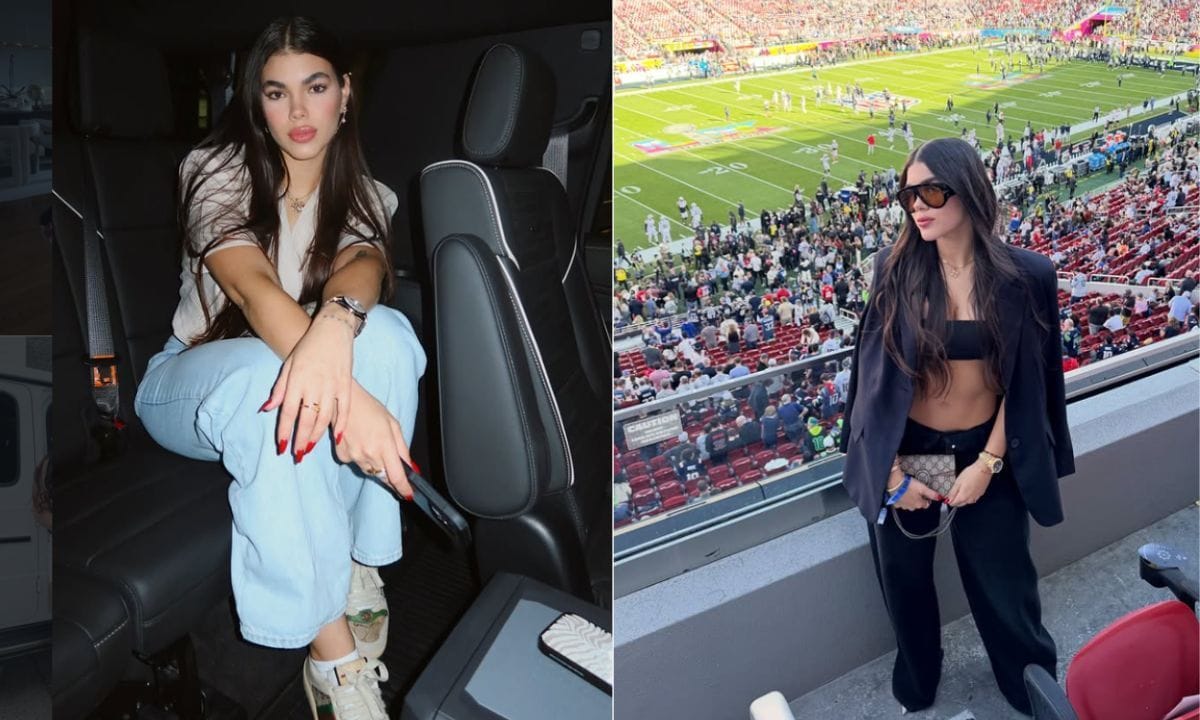 WATCH: Ronald Acuna Jr.'s wife Maria rocks black two-piece, heads to gym in Porsche for crushing lower-body session