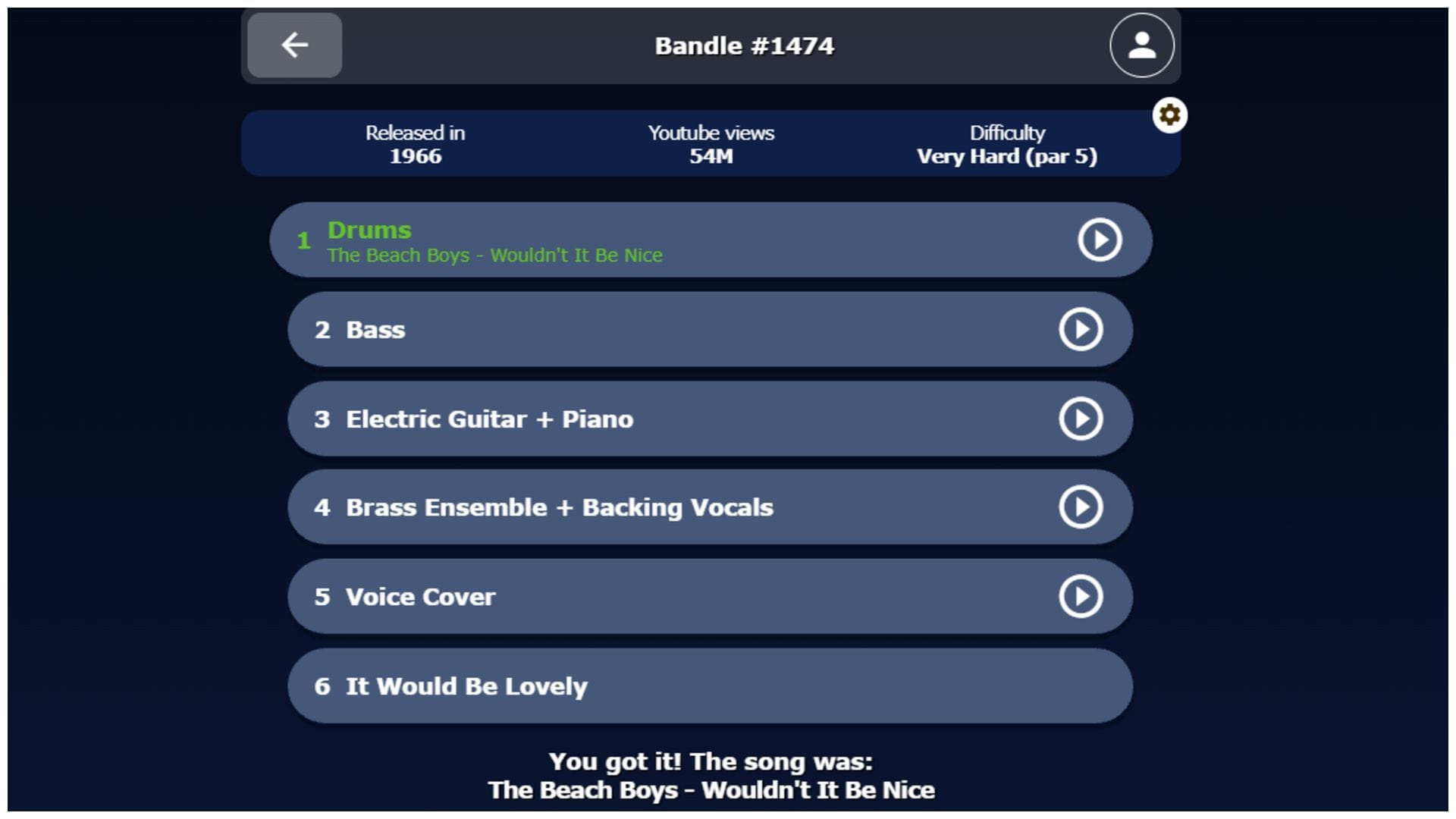 Today's August 30, 2026 Bandle answer (Image via Bandle)