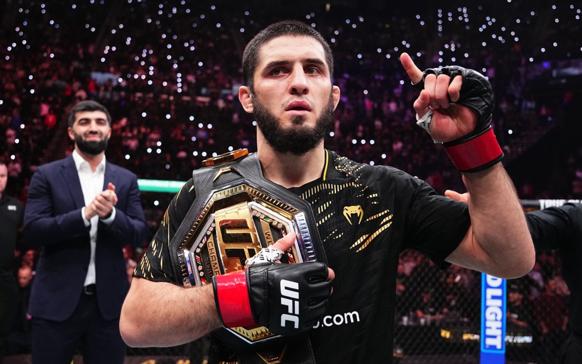 "I will make him happy" - Islam Makhachev makes heartwarming promise to Ian Machado Garry's son ahead of UFC 330 