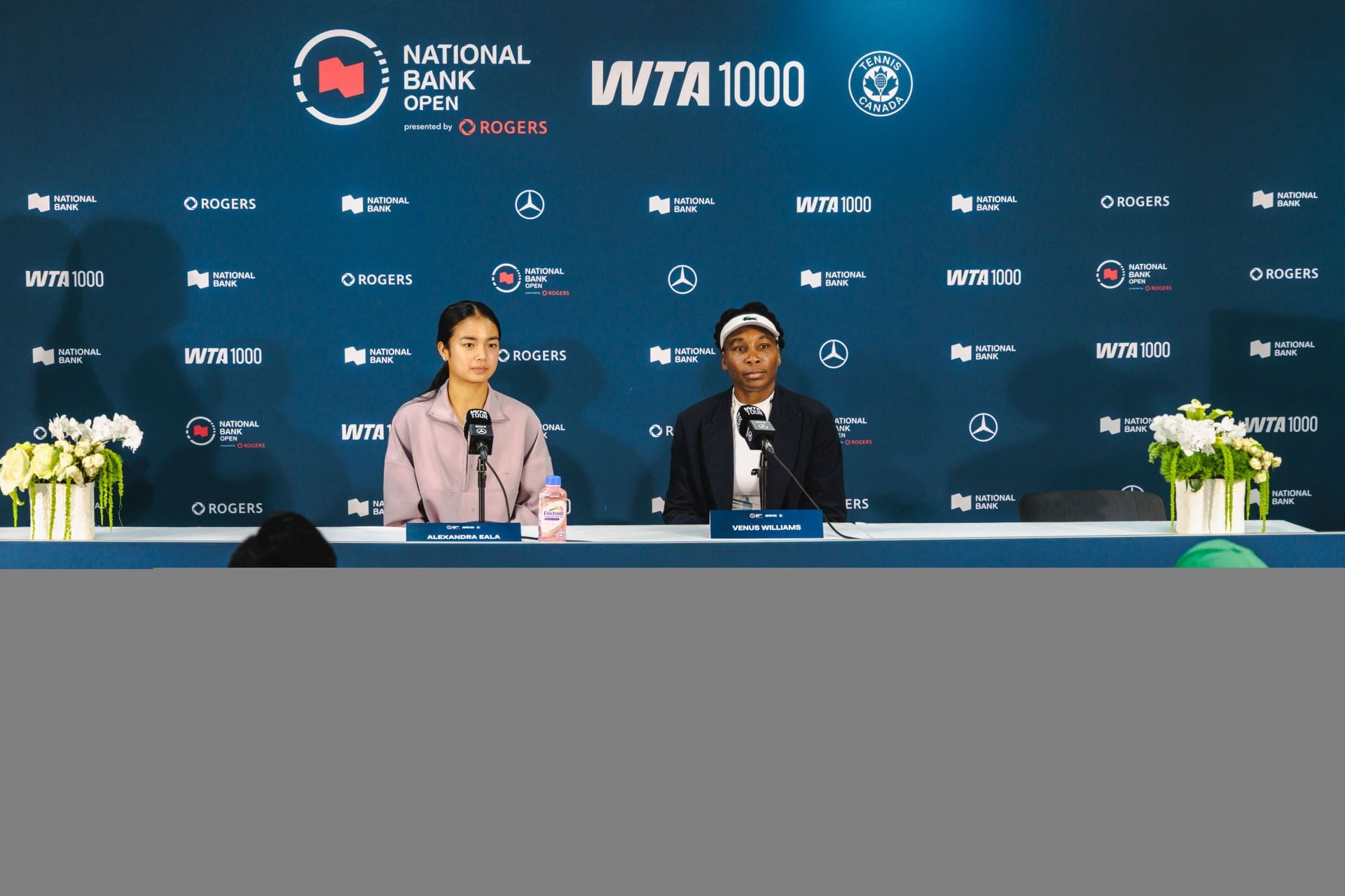 Eala and Williams at the National Bank Open (Image Source: Getty)