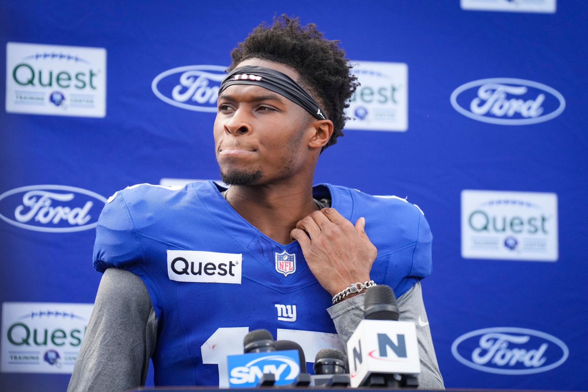 Giants insider reveals Darnell Mooney's practice performance amid rising trade rumors