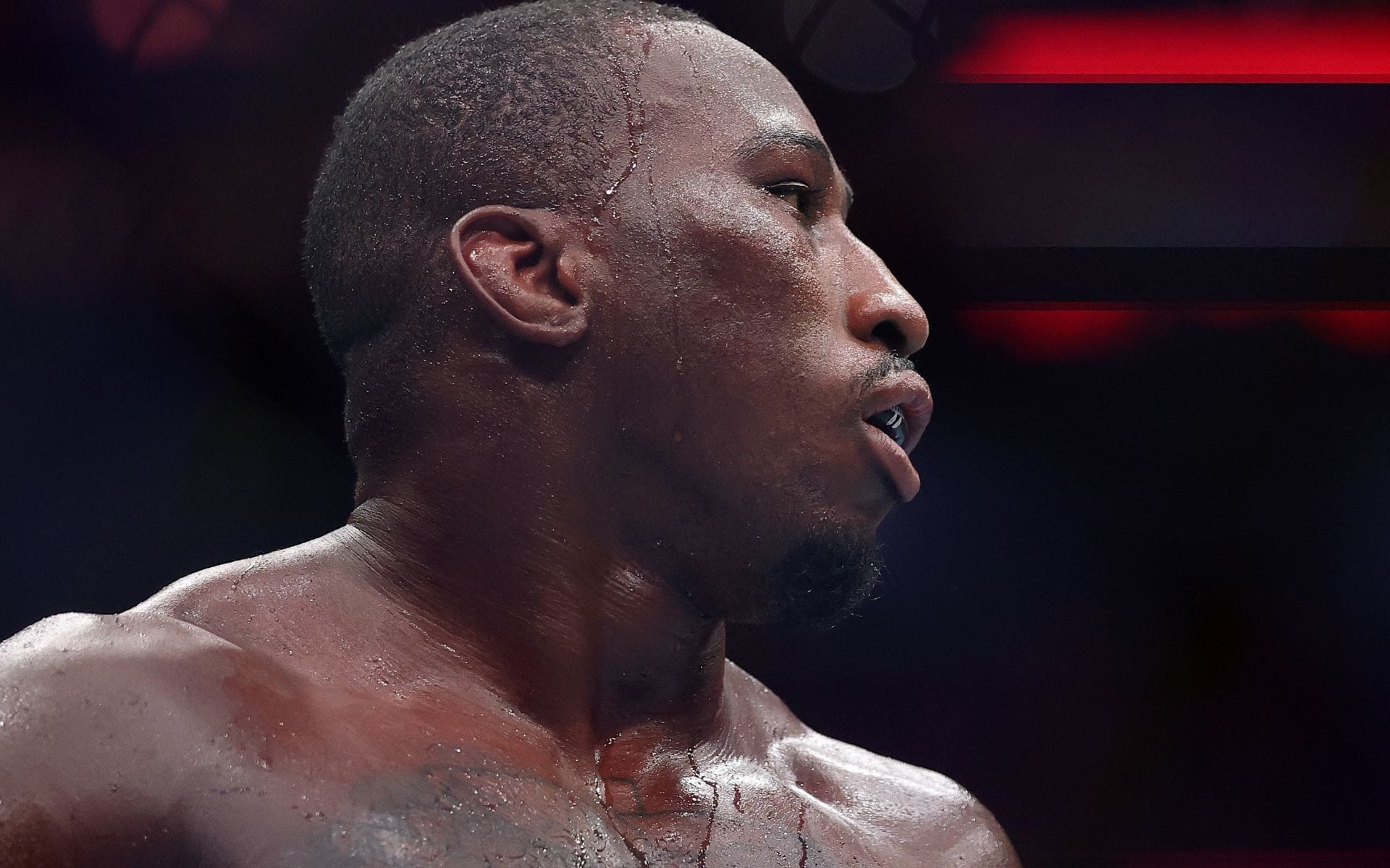 Tresean Gore shows off missing teeth after UFC 330 battle against Vicente Luque