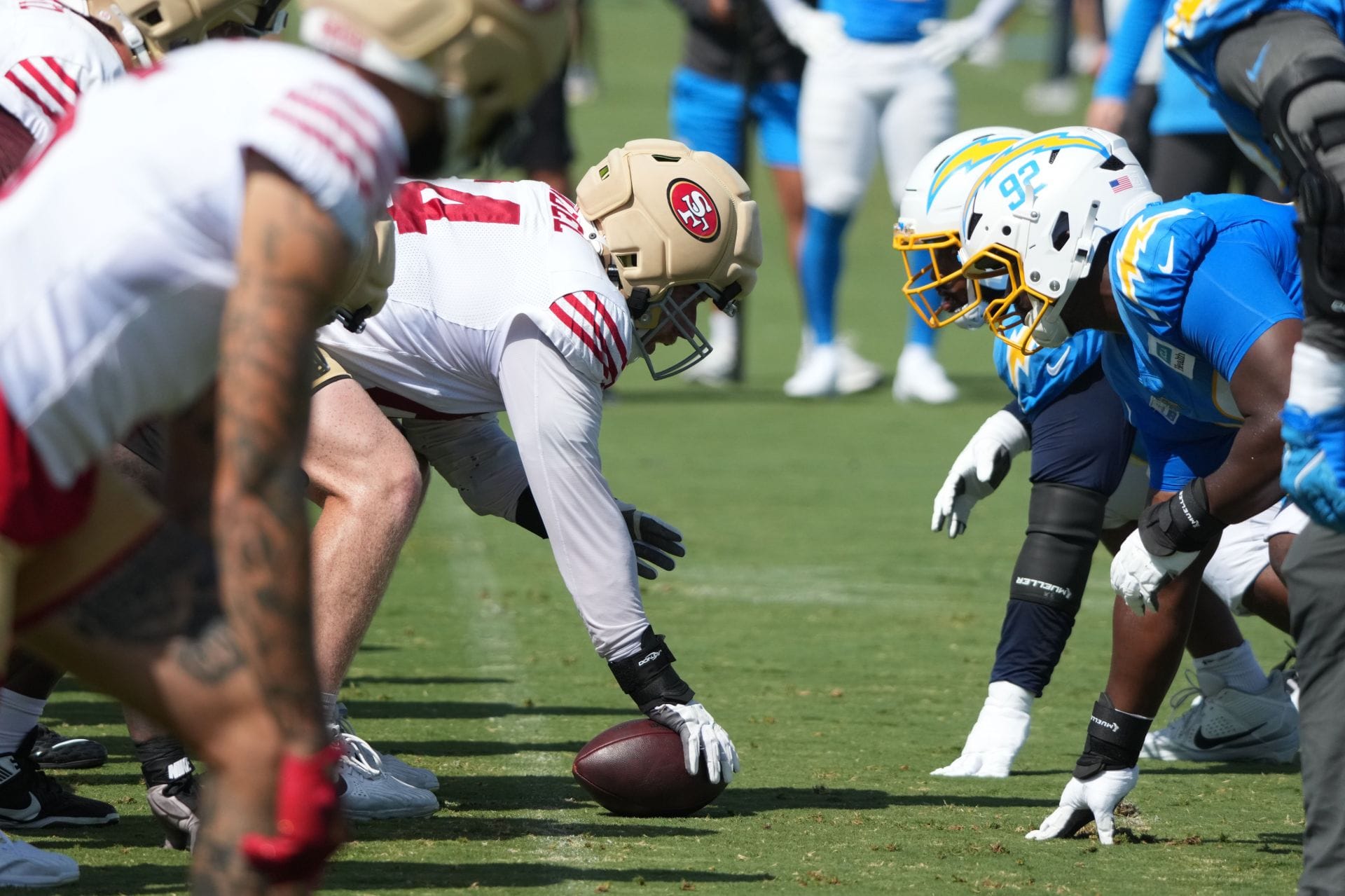 “49ers have become substation” "Sacrifices for CMC": NFL fans react as 3 Chargers players gets injured during joint practice with Niners