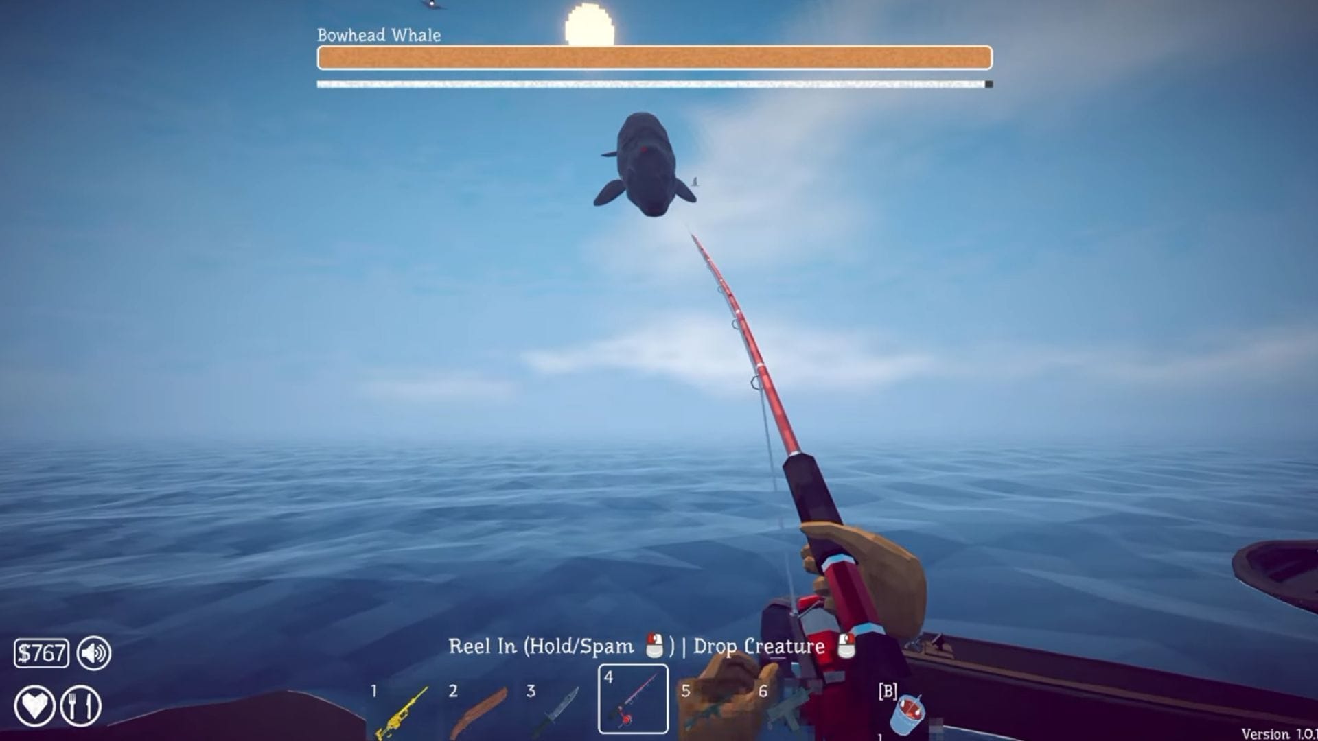 How to beat Bowhead Whale in How to Fish