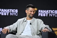 Novak Djokovic at Fanatics Fest NYC 2026 in New York City. (Photo by Getty Images)