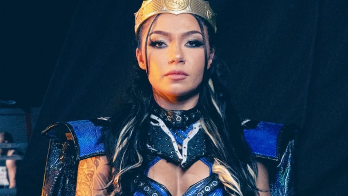 AEW star Skye Blue involved in absolutely horrifying spot; fully drenched in blood