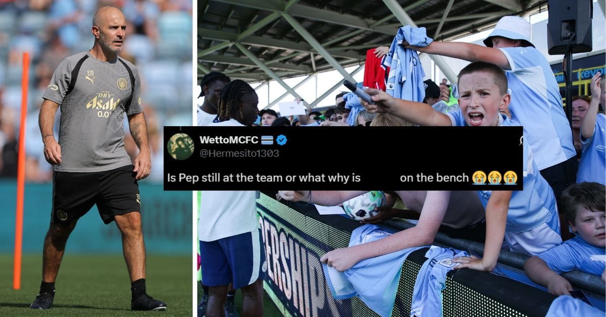 "Is Pep still in the team?", "We will get cooked" - Fans react as Manchester City star left on bench for Community Shield clash against Arsenal