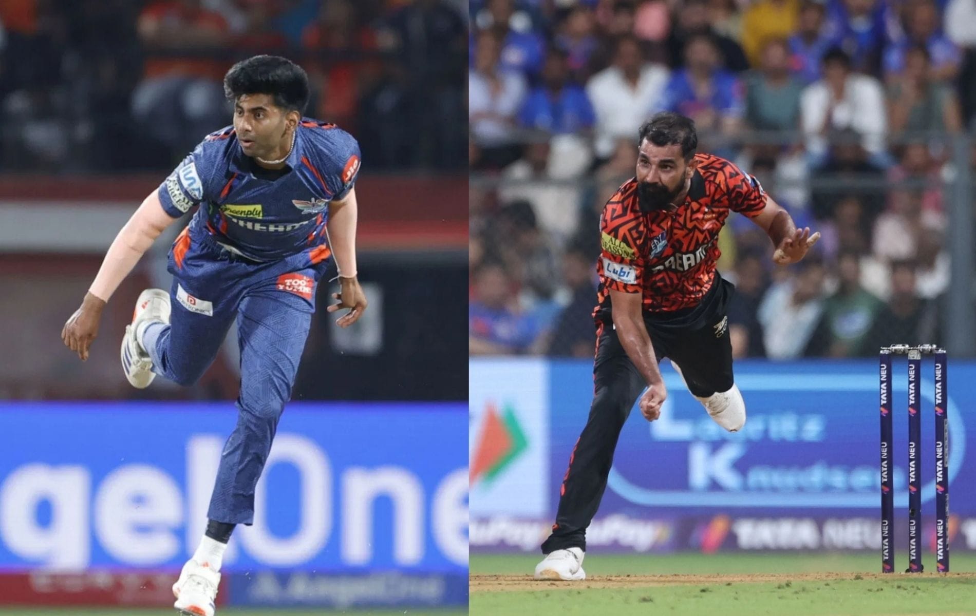Mayank Yadav vs Mohammad Shami - Comparing their stats after bowling in 25 T20s