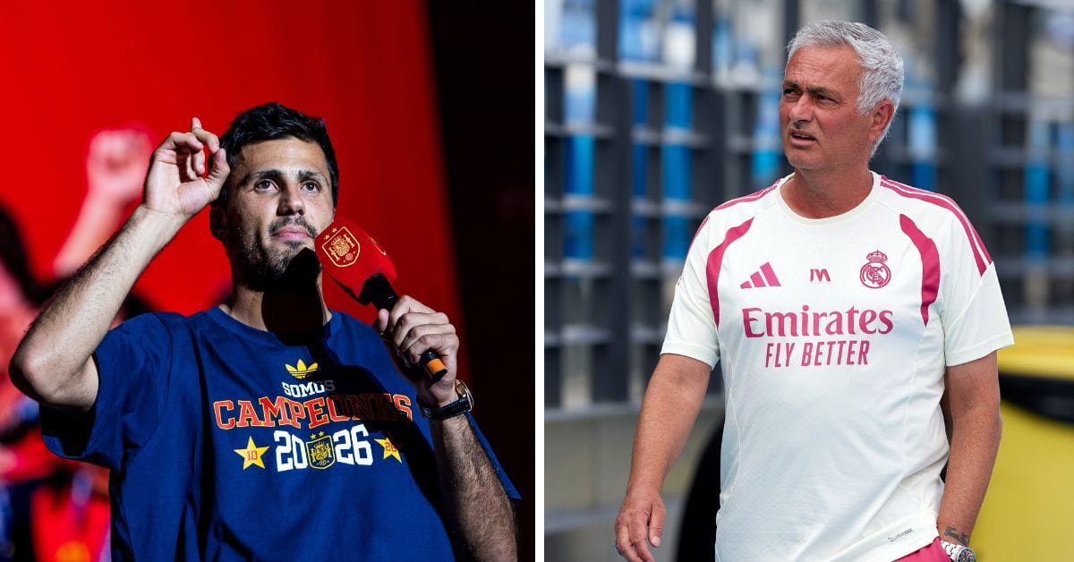 Jose Mourinho makes feelings clear after hearing Rodri snubbed Real Madrid for Barcelona: Reports