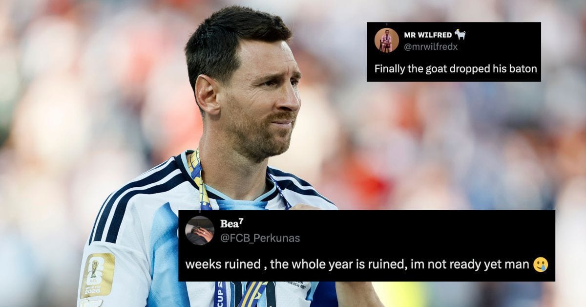 “The whole year is ruined” - Fans react after being heartbroken by Lionel Messi announcing his international retirement