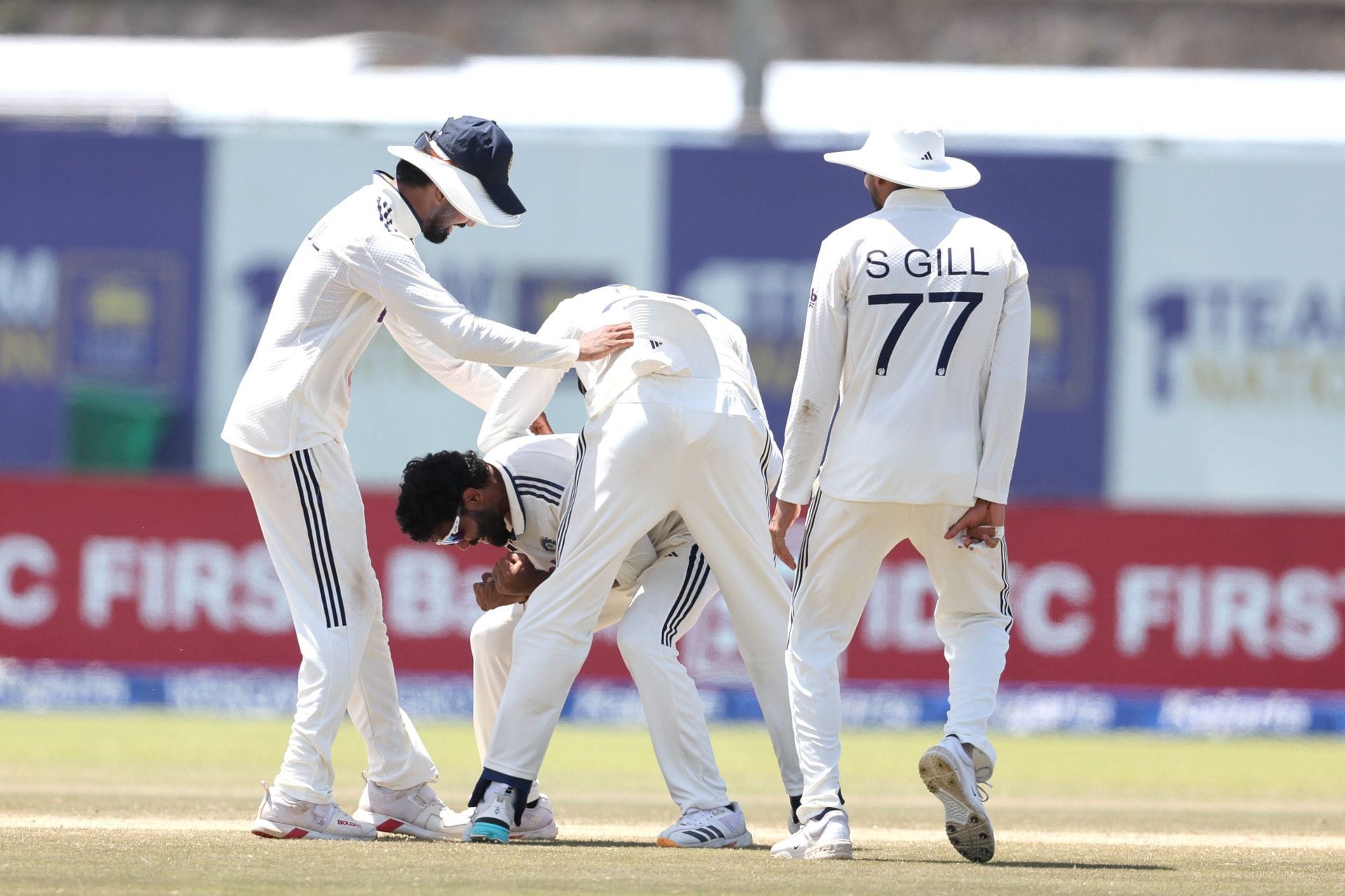 Ravindra Jadeja’s animated celebration after removing Dhananjaya de Silva to break 95-run stand on Day 5 of SL vs IND 2026 1st Test [Watch]