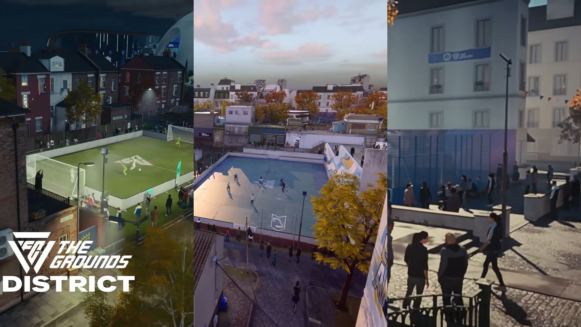 EA FC 27 The Grounds districts explained: Parkside, Zeiza, and Montclair