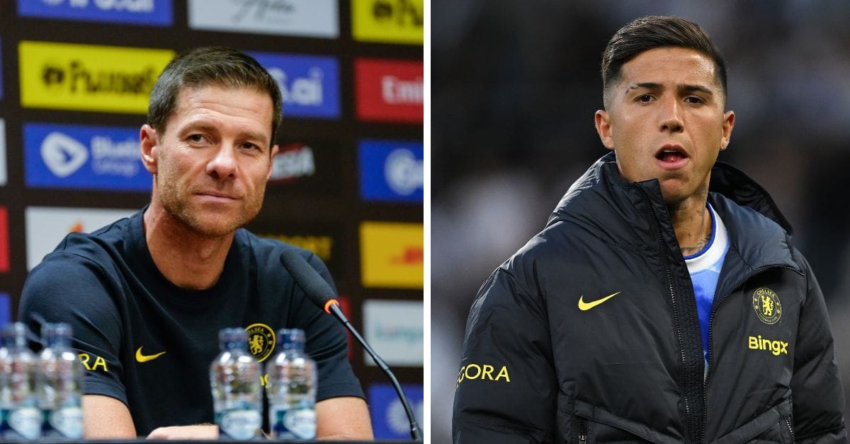 Xabi Alonso comments on whether Enzo Fernandez will play for Chelsea against Luton Town ahead of incoming Man City bid