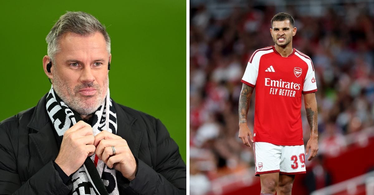 Jamie Carragher drops viral reaction after Bruno Guimaraes gets labelled as complete midfielder like Modric after Arsenal move