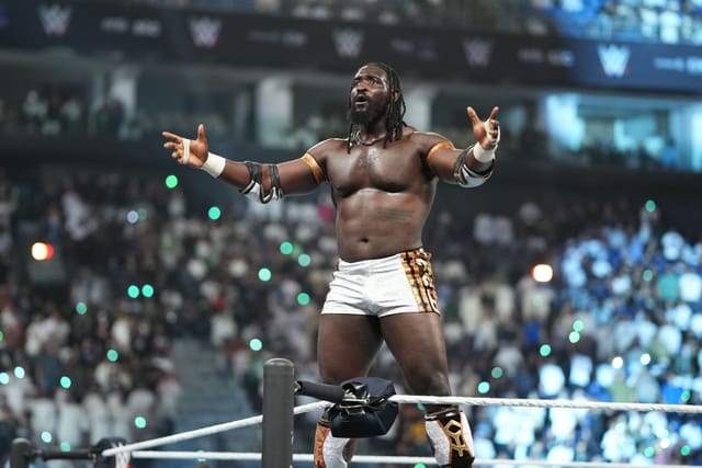 Oba Femi breaks silence after his Hell in a Cell win over Brock Lesnar ...