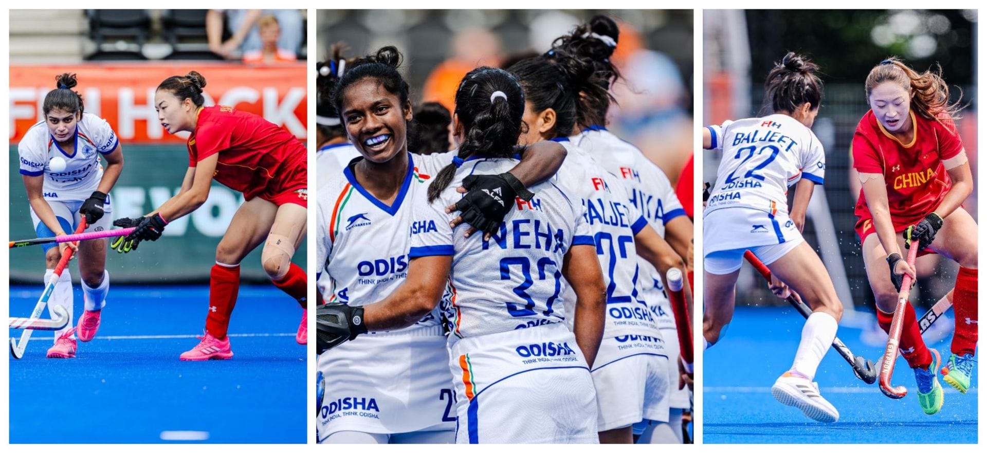 Resolute Indians hold Olympic silver medalists China to 2-2 draw in FIH Women's Hockey World Cup
