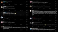 Fan reaction to Messi's EA FC 27 rating (Image via X)