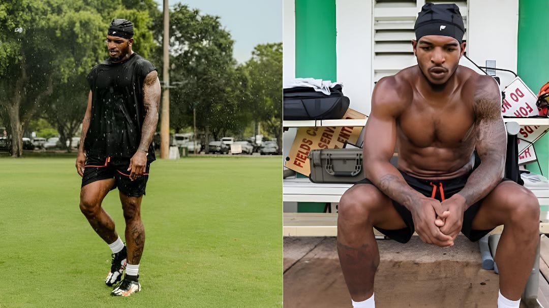 PIC: Bengals WR Ja’Marr Chase teases mystery woman in intimate bathroom snap ahead of 6th NFL season