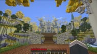 This is what the interesting castle in the end looked like (Image via Mojang Studios || YouTube@Wifies)
