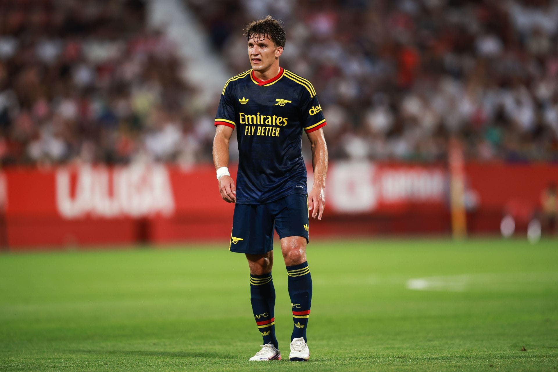 Arsenal star Christos Tzolis explains why pressure is on Gunners’ rivals instead of them ahead of new Premier League season