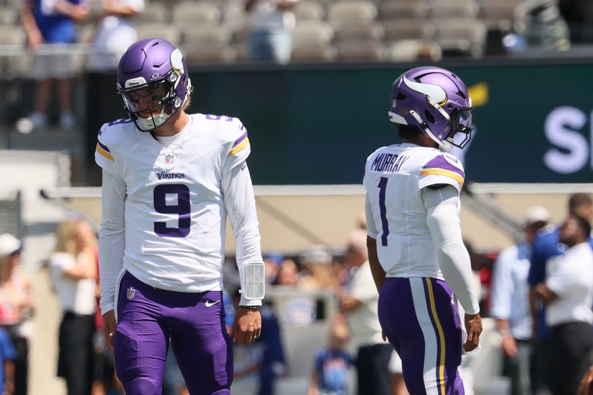 "Should be starting over Kyler Murray": NFL fans react to J.J. McCarthy's stunning 50-yard pass to Tai Felton vs Ravens in preseason game