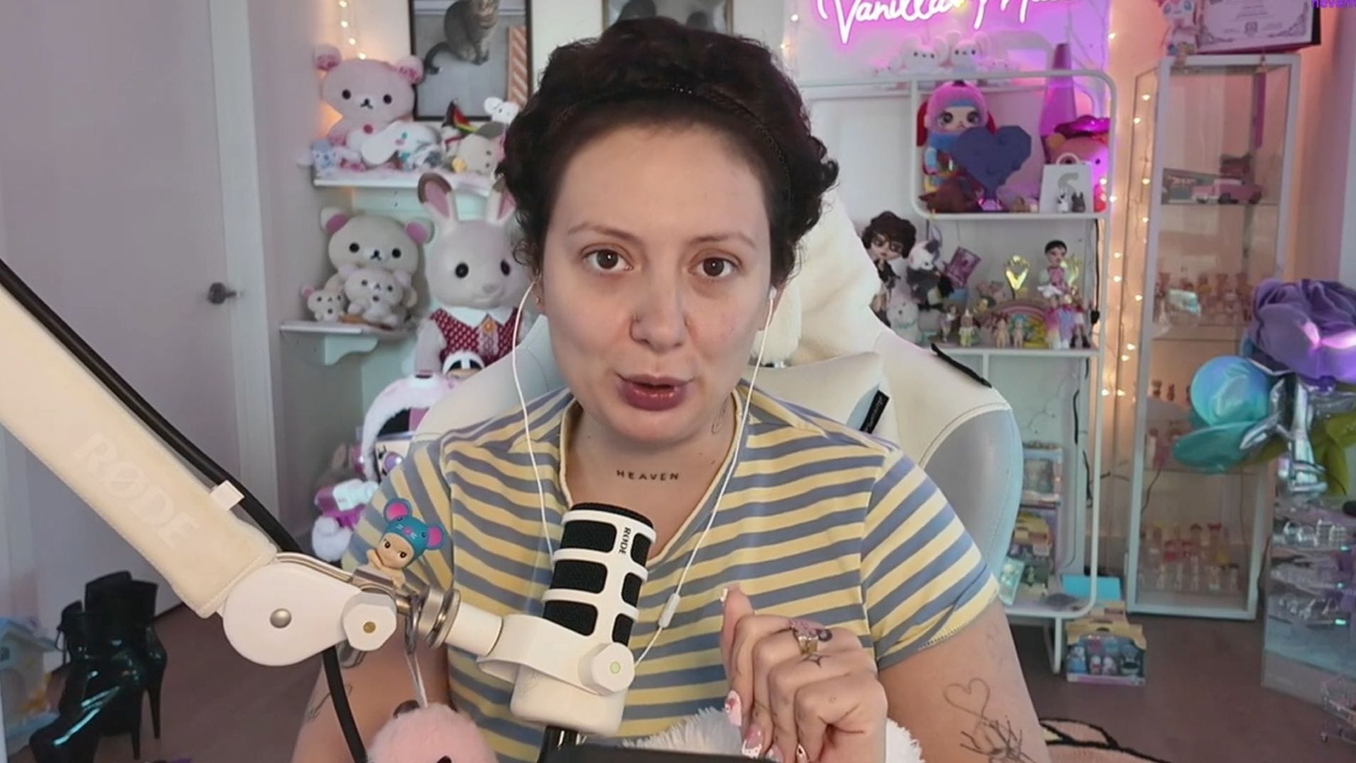 Vanillamace says she and her community "are not hating on Jewish people" while discussing her political views
