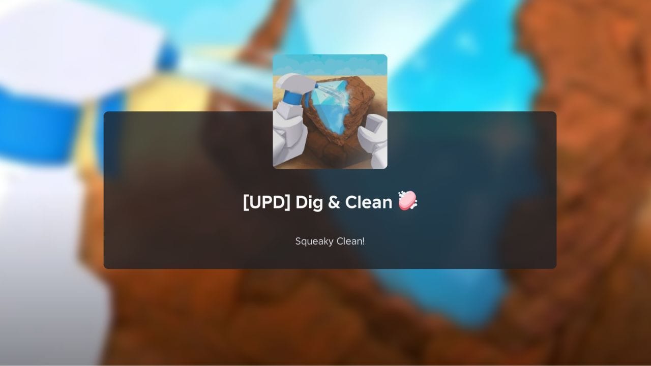 Dig and Clean Update 1.0 patch notes