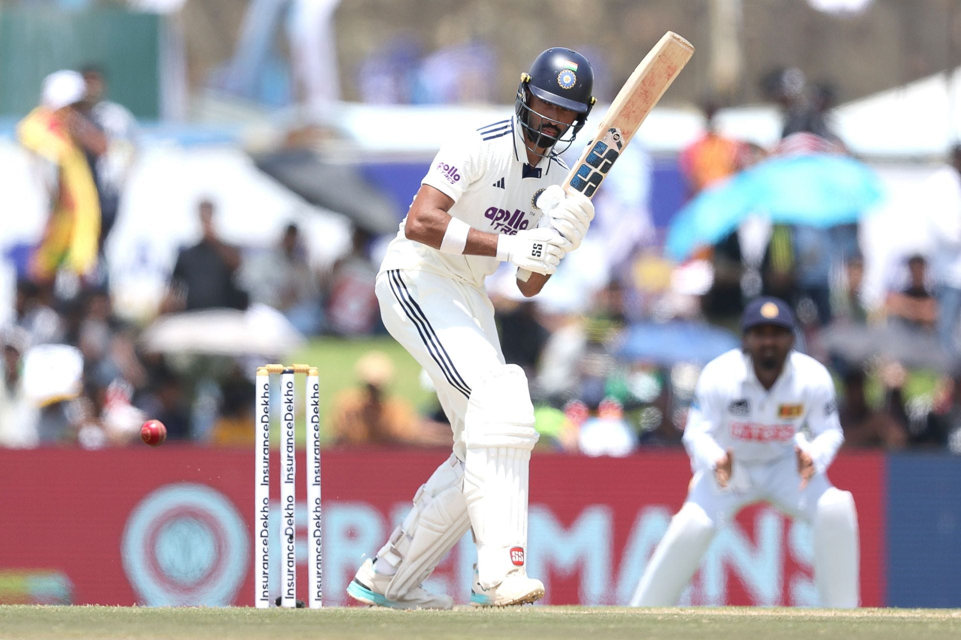 Devdutt Padikkal smashes Prabath Jayasuriya straight down the ground for first six in SL vs IND 2026 1st Test [Watch] 