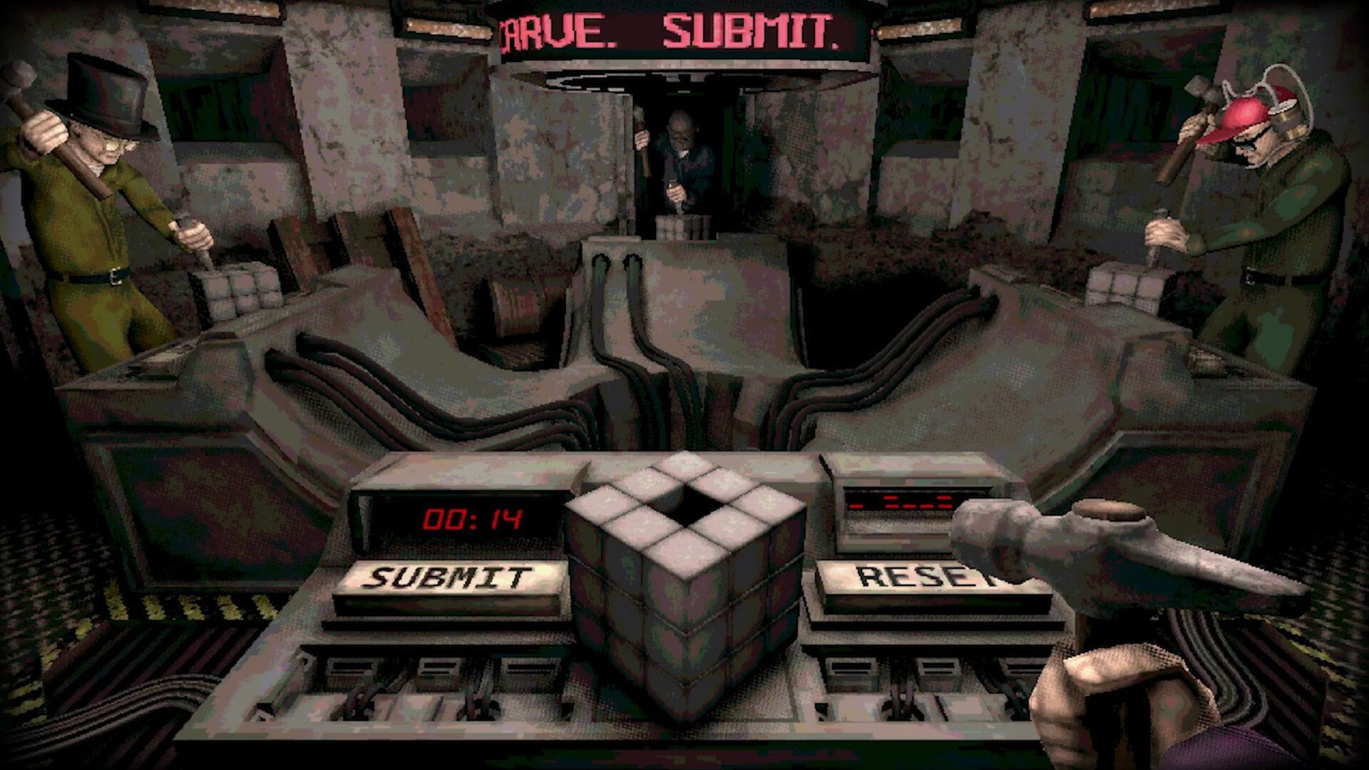 This is one of the few logic puzzles in Machine Party (Image via Oro Interactive)