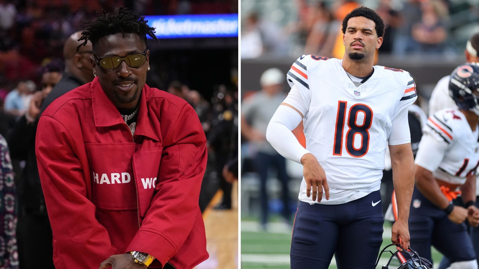 "He paints his nails, you twerk in endzones, tell me which is worse?": NFL fans mock Antonio Brown for calling out Caleb Williams' pose in new shoot